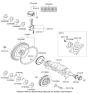 Diagram for Hyundai Sonata Flywheel - 23200-25200