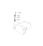 Diagram for Hyundai Sonata Vehicle Speed Sensors - 43632-24000