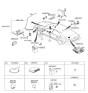 Diagram for Hyundai Sonata Transmitter - 95430-3K200