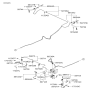 Diagram for 2005 Hyundai Sonata Brake Line - 58744-3K000