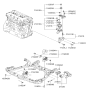 Diagram for 2005 Hyundai Sonata Engine Mount - 21810-3K000
