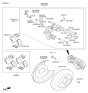 Diagram for Hyundai Accent Brake Caliper - 58310-1RA30