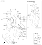 Diagram for 2015 Hyundai Accent Seat Cover - 89470-1R860-SDV
