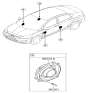 Diagram for Hyundai Accent Car Speakers - 96330-1R000