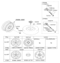 Diagram for Hyundai Accent Spare Wheel - 52910-1R650