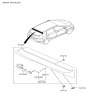 Diagram for Hyundai Accent Spoiler - 87210-1R201