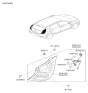 Diagram for Hyundai Accent Light Socket - 92440-1R600