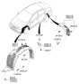 Diagram for 2013 Hyundai Accent Wheelhouse - 86812-1R010