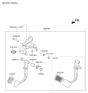 Diagram for 2015 Hyundai Accent Brake Pedal - 32800-1R101