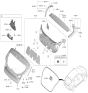 Diagram for Hyundai Veloster Tailgate Latch - 81230-J3000
