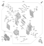 Diagram for Hyundai Veloster N Heater Core - 97138-J3000
