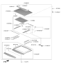 Diagram for 2019 Hyundai Veloster Sunroof - 81630-J3000