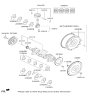 Diagram for 2021 Hyundai Veloster Flywheel - 23200-2B570