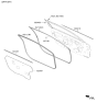 Diagram for 2021 Hyundai Veloster Door Seal - 82210-J3000