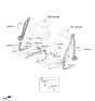 Diagram for Hyundai Veloster Seat Belt - 88820-J3500-NNB
