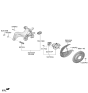 Diagram for 2024 Hyundai Kona Wheel Stud - 51752-2K000