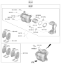 Diagram for 2019 Hyundai Veloster Brake Caliper - 58110-J3100