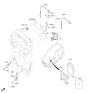 Diagram for 2020 Hyundai Veloster Oxygen Sensor - 39210-2B365