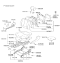 Diagram for 2000 Hyundai Elantra Seat Cushion - 88200-2D800-FAM
