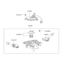 Diagram for Hyundai Elantra Wiper Switch - 93420-2D160