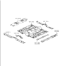 Diagram for 2006 Hyundai Elantra Floor Pan - 65111-2D010