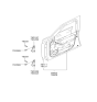 Diagram for 2003 Hyundai Elantra Door Hinge - 79330-2D000