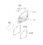 Diagram for 2005 Hyundai Elantra Door Seal - 82120-2D010-OH