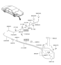 Diagram for 2005 Hyundai Elantra Washer Pump - 98510-26100