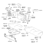 Diagram for 2005 Hyundai Elantra Seat Cover - 89460-2D723-FAU