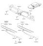 Diagram for Hyundai Sonata Wiper Blade - 98350-28020