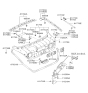 Diagram for 2001 Hyundai Elantra Door Handle - 81755-2D200