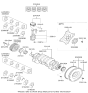 Diagram for Hyundai Elantra Crankshaft Thrust Washer Set - 21030-23000