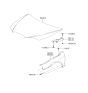 Diagram for Hyundai Elantra Hood - 66400-2D520