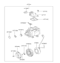 Diagram for 2001 Hyundai Elantra A/C Clutch - 97641-25000