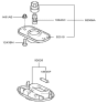 Diagram for 2000 Hyundai Santa Fe Interior Light Bulb - 92620-26000-YH
