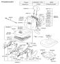 Diagram for 2002 Hyundai Santa Fe Seat Cushion - 88200-26650-BUD