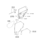 Diagram for 2003 Hyundai Santa Fe Weather Strip - 83140-26000