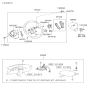 Diagram for 2002 Hyundai Santa Fe Air Bag - 56900-26001-FB