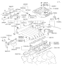 Diagram for Hyundai Santa Fe Air Charge Temperature Sensor - 39340-24765