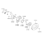 Diagram for Hyundai Santa Fe Steering Knuckle - 51716-26120