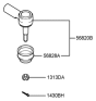 Diagram for 2001 Hyundai Santa Fe Tie Rod End - 56820-3B000