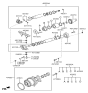 Diagram for 2006 Hyundai Santa Fe Drive Shaft - 49300-26103