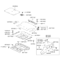 Diagram for Hyundai XG350 Cigarette Lighter - 95120-38100