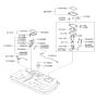 Diagram for Hyundai Santa Fe Fuel Tank Vent Valve - 31180-26300