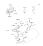 Diagram for Hyundai Santa Fe Relay - 39160-39650