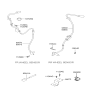 Diagram for Hyundai Santa Fe ABS Sensor - 95610-26010