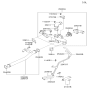 Diagram for Hyundai Santa Fe Thermostat Housing - 25611-39000