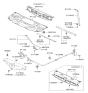 Diagram for Hyundai Hood Latch - 81130-26000