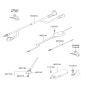 Diagram for 2006 Hyundai Santa Fe Antenna - 96210-26000