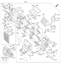 Diagram for Hyundai Santa Fe A/C Service Cap - 97166-2D000